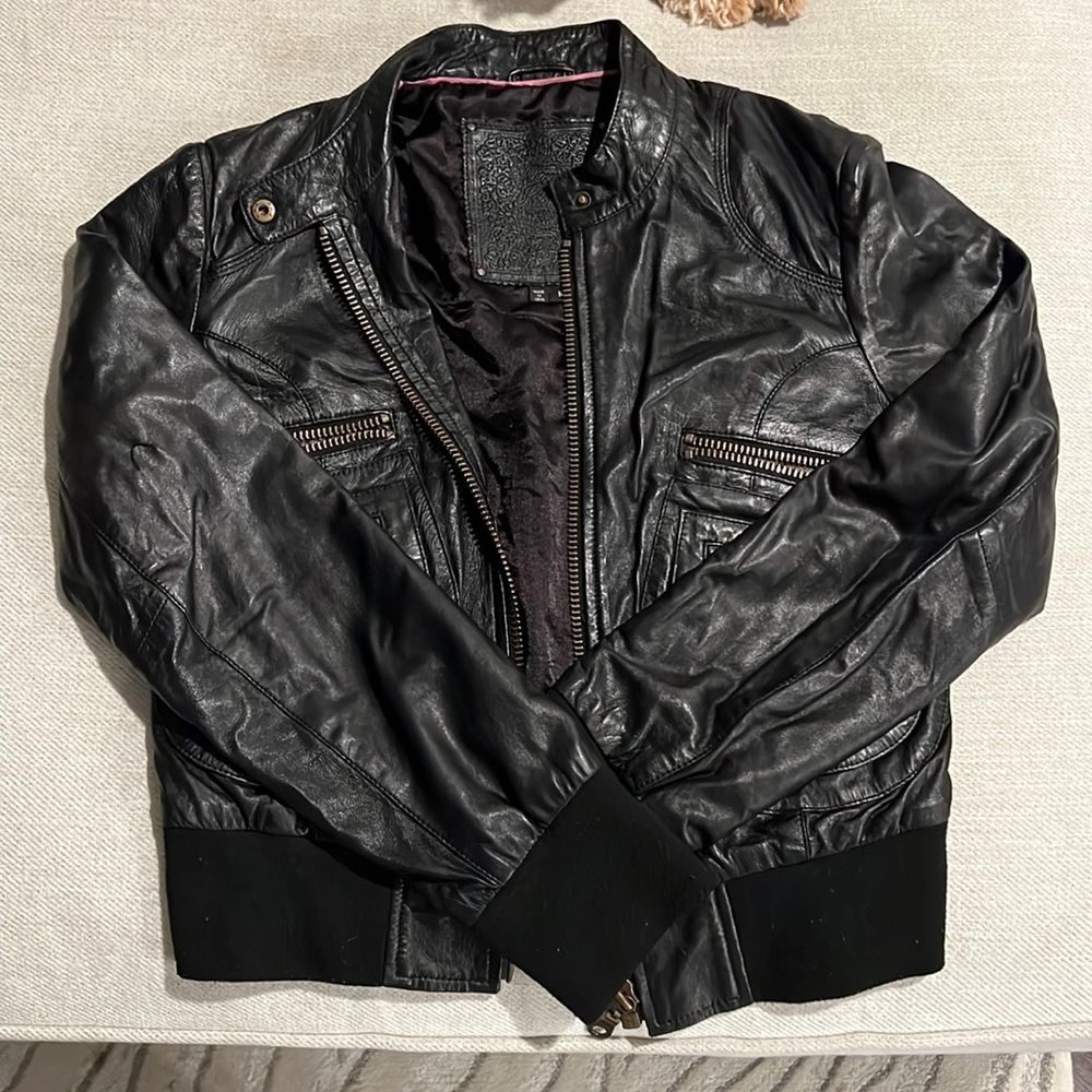 Genuine Leather Jacket Size M